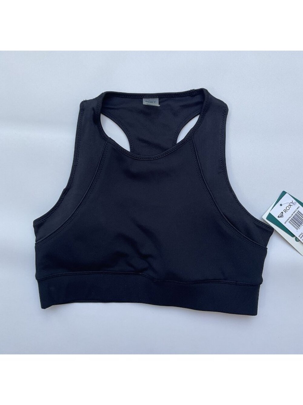 $56 ROXY Women’s Interstellar Disco Sport Black Bra Medium Support Size Small